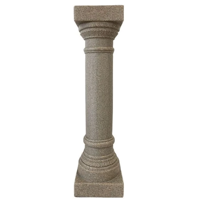 Emsco Group Greek Column Pedestal, Sandstone Colored, 32"H Lawn & Garden 5 Emsco Group Greek Column Pedestal, Sandstone Colored, 32"H Lawn & Garden
