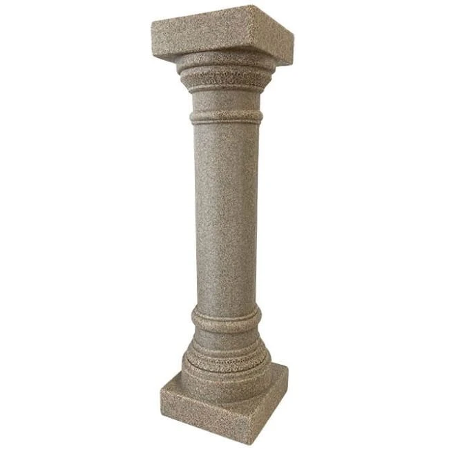 Emsco Group Greek Column Pedestal, Sandstone Colored, 32"H Lawn & Garden 3 Emsco Group Greek Column Pedestal, Sandstone Colored, 32"H Lawn & Garden