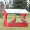 Woodlink Hanging Feeders Going Green Fly Through Bird Feeder, Red 2 Woodlink Hanging Feeders Going Green Fly Through Bird Feeder, Red