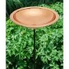Achla Standing Bird Baths Hammered Copper Colored Metal Bird Bath And Stake 2 Achla Standing Bird Baths Hammered Copper Colored Metal Bird Bath And Stake