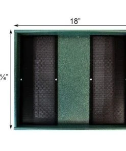 Songbird Essentials Hanging Platform Green Bird Feeder, Large Hanging Feeders