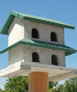 Bird In Hand Hanover Purple Martin House With 4-Rooms Post / Pole Mounted Houses