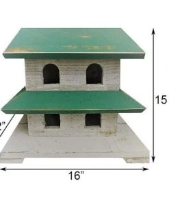 Bird In Hand Hanover Purple Martin House With 4-Rooms Post / Pole Mounted Houses