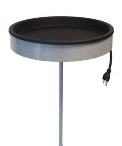 Erva Tool & Die Heated Bird Baths Heated Bird Bath With Pole