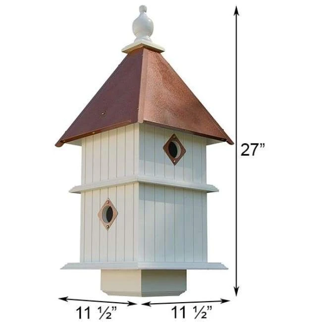 A Wing And A Prayer Holly Bird House With Hammered Copper Colored Metal Roof Decorative Houses 4 A Wing And A Prayer Holly Bird House With Hammered Copper Colored Metal Roof Decorative Houses