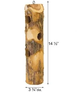 Pine Tree Farms Hanging Feeders Hornbeam Log Jammer Suet Feeder