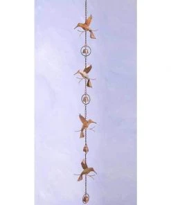 Ancient Graffiti Hummingbirds Decorative Hanging Chain