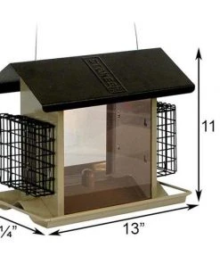 Stokes Select Large Hopper Feeder With Suet Cages