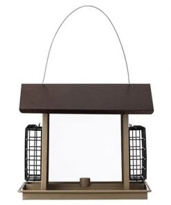 Stokes Select Large Hopper Feeder With Suet Cages