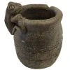 Athens Stonecasting Mayan Frog Planter