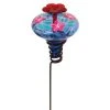 Parasol Mini-Blossom Botanica Staked Blue Hummingbird Feeder