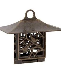 Whitehall Products Nuthatch Bronze Colored Suet Feeder Hanging Feeders