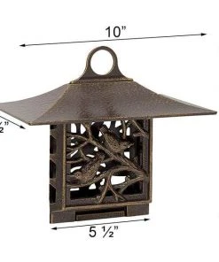 Whitehall Products Nuthatch Bronze Colored Suet Feeder Hanging Feeders