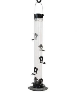 Droll Yankees Hanging Feeders Onyx Seed Bird Feeder, 24"