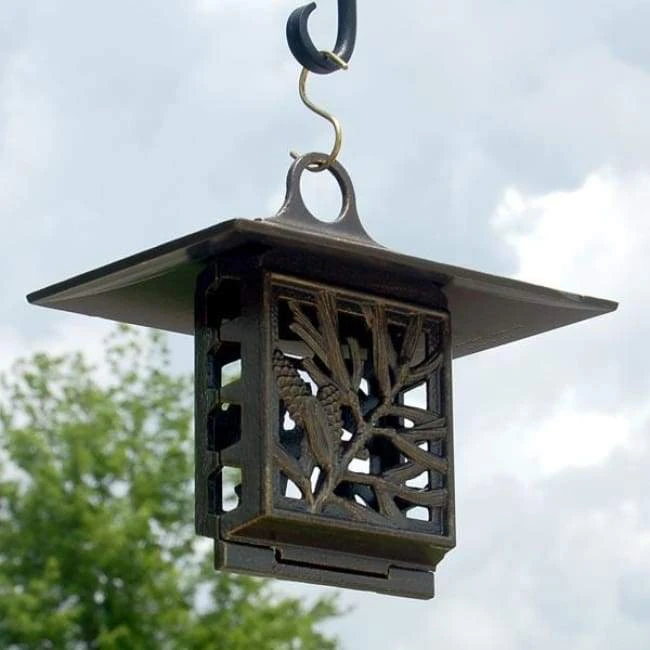Whitehall Products Hanging Feeders Pinecone French Bronze Colored Suet Feeder 3 Whitehall Products Hanging Feeders Pinecone French Bronze Colored Suet Feeder