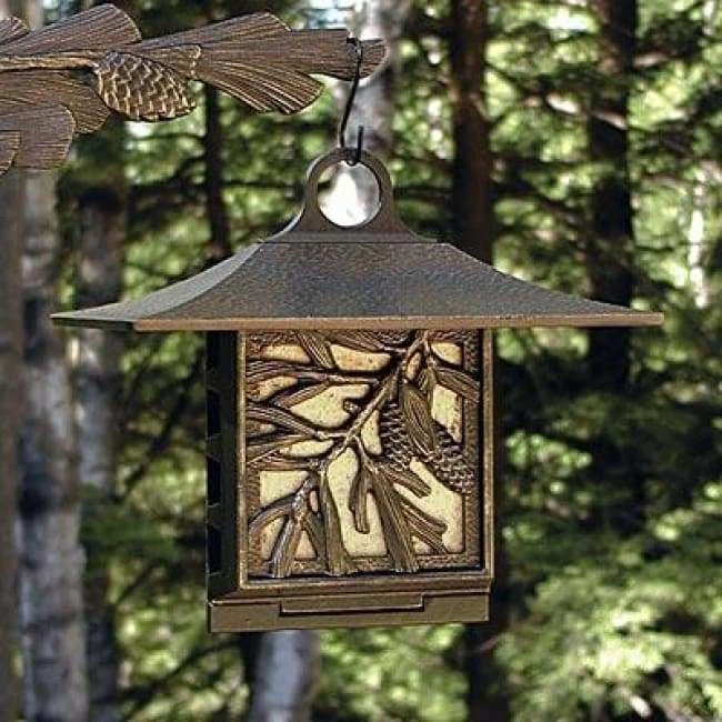 Whitehall Products Hanging Feeders Pinecone French Bronze Colored Suet Feeder 5 Whitehall Products Hanging Feeders Pinecone French Bronze Colored Suet Feeder