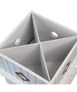 A Wing And A Prayer Plantation Bird House With Merlot Red Roof