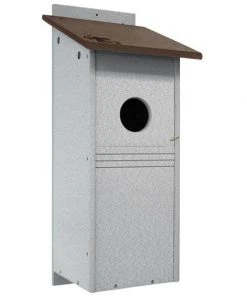 Green Meadow Houses & Feeders Polywood Brown And Gray Recycled Plastic Flicker House