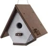 Green Meadow Houses & Feeders Polywood Brown And Gray Recycled Plastic Hanging Wren House Hanging Houses
