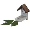 Green Meadow Houses & Feeders Polywood Brown And Gray Recycled Plastic Hummingbird Nest