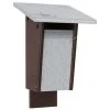 Green Meadow Houses & Feeders Polywood Gray And Brown Recycled Plastic Sparrow Resistant Bluebird House
