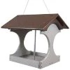 Green Meadow Houses & Feeders Polywood Recycled Plastic Suet Log Bird Feeder, Brown & Gray Hanging Feeders