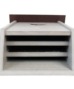 Green Meadow Houses & Feeders Polywood Recycled Plastic Triple Chamber Bat House, 40 Bats