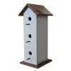 Green Meadow Houses & Feeders Post / Pole Mounted Houses Polywood Recycled Plastic Vertical Triple Wren House