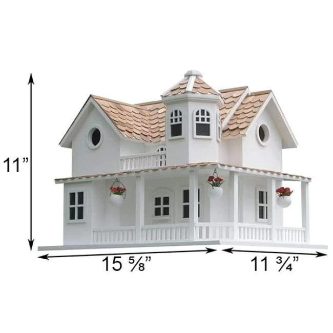 Home Bazaar Post Lane Cottage Bird House Decorative Houses 4 Home Bazaar Post Lane Cottage Bird House Decorative Houses