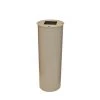 Erva Tool & Die Bird Feeder Accessories Post Mounted Tan Squirrel Baffle, 8" Dia.