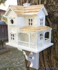 Home Bazaar Prairie Farmhouse Bird House Decorative Houses