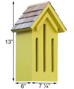 Home Bazaar Butterflies Prime Retreat Yellow Classic Butterfly House
