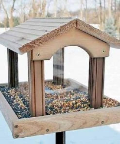 Woodlink Professional Series Large Cedar Hopper Bird Feeder