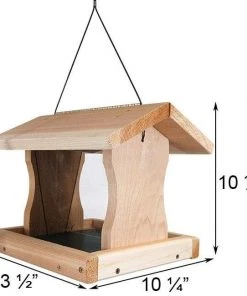 Woodlink Professional Series Premier Cedar Bird Feeder Hanging Feeders