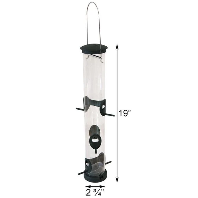 Aspects Hanging Feeders Quick-Clean Seed Tube Bird Feeder, Large Spruce 4 Aspects Hanging Feeders Quick-Clean Seed Tube Bird Feeder, Large Spruce