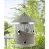 Woodlink Hanging Feeders Rustic Farmhouse Mesh Silo Bird Feeder