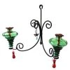 Parasol Sconce Chandelier Hummingbird Feeder, Green Hummingbird Feeders