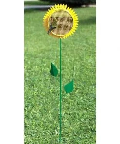 Heritage Farms Post / Pole Mounted Houses Sunflower Staked Bird Feeder