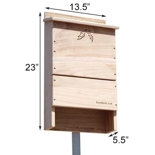 BestNest Bats Triple-Celled Bat House With Two Bat Exclusion Tubes 5 BestNest Bats Triple-Celled Bat House With Two Bat Exclusion Tubes