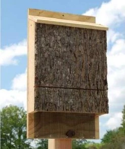 Uncle Dunkel's Triple Chamber Bark Clad Bat House, 300 Bats