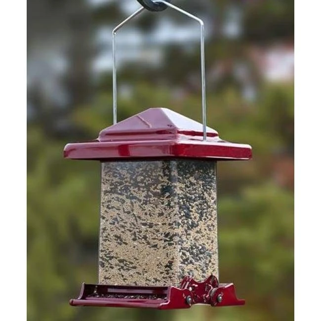 Woodlink Hanging Feeders Weight Sensitive Red Wild Bird Feeder 3 Woodlink Hanging Feeders Weight Sensitive Red Wild Bird Feeder