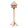 Woodlink All Bird Feeders Wild Bird Lovers Cedar Gazebo Bird Table With Stand