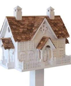 Home Bazaar Decorative Houses Wrension White Bird House